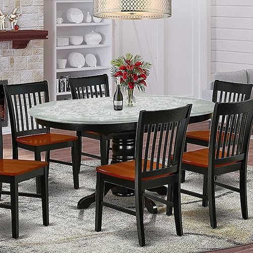 Miniatura 9 de Oval Fitted Tablecloth,Aquarium Elasticized Polyester Table Cover,Different Fishes at Bottom of Ocean Sealife Cartoon Print Fitted Table Cloth, for