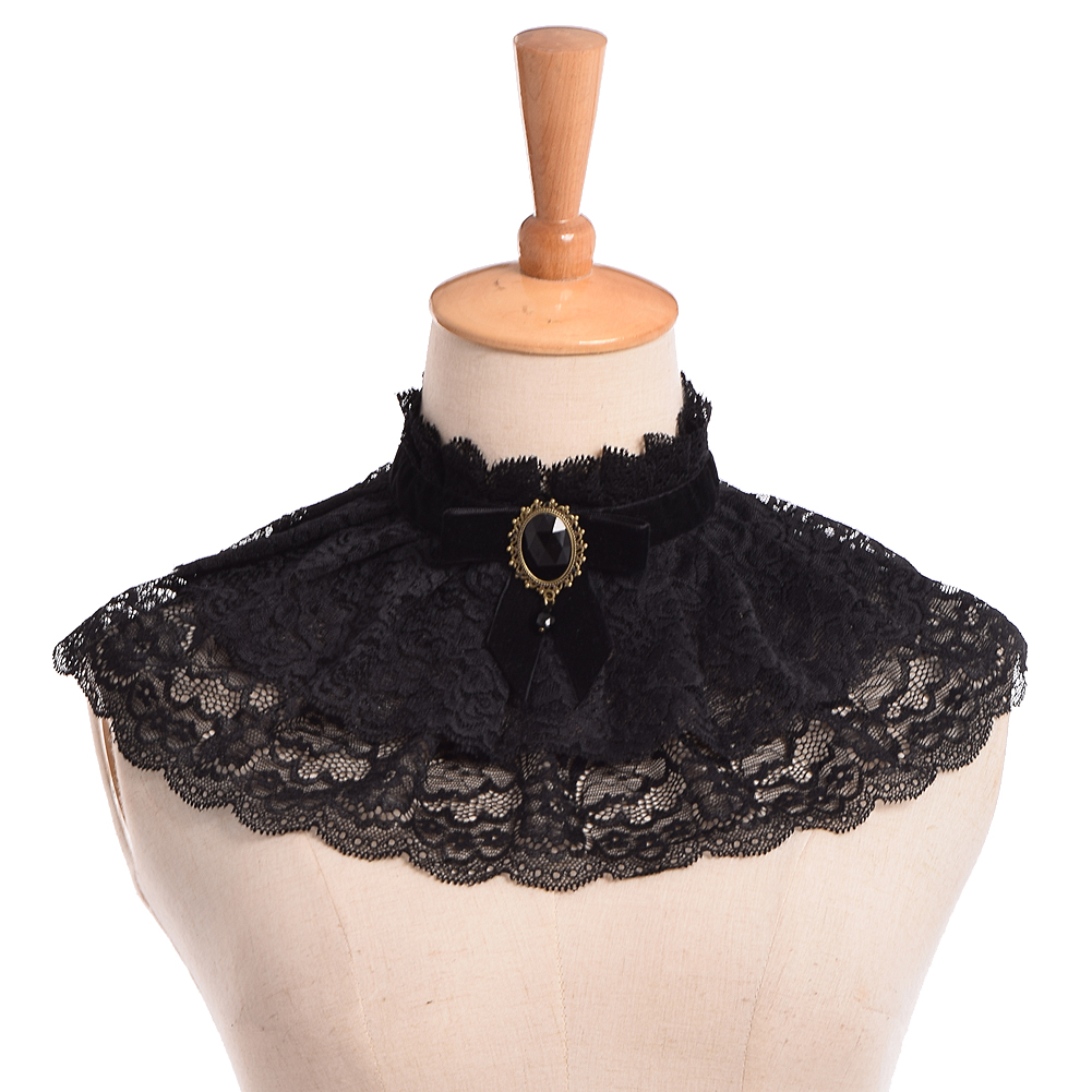 Amazon.com: BLESSUME Lolita Neck Collar Elizabethan Ruff Gothic