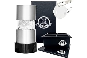 Ice Ball Press - Effortlessly Create Perfect 2.3" Ice Balls with Aircraft Grade Aluminum Press