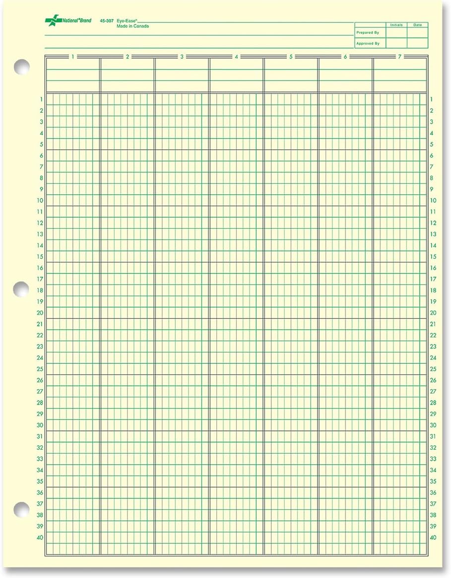 Business & Industrial 45608 National Vintage EyeEase Analysis Pad No