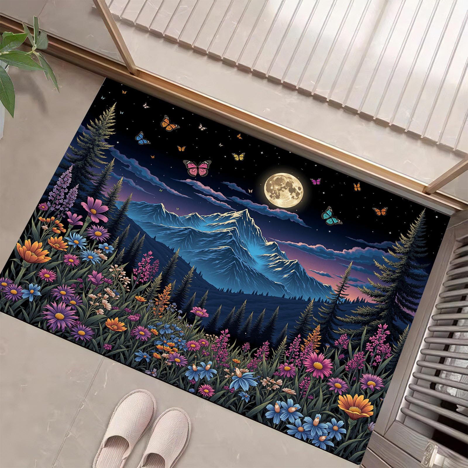 Tapis entrée intérieur fantastique pour décorer une chambre d'adulte