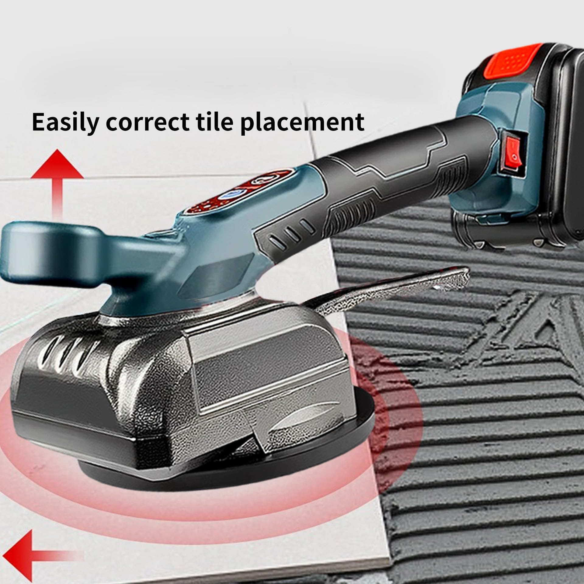 Makita 18V Fliesenleger Maschine Elektrische Fliesen Vibrator 4,7x4,7 einstellbar 100kg Aufnahmekapazität 39 Zoll (ohne Batterie)
