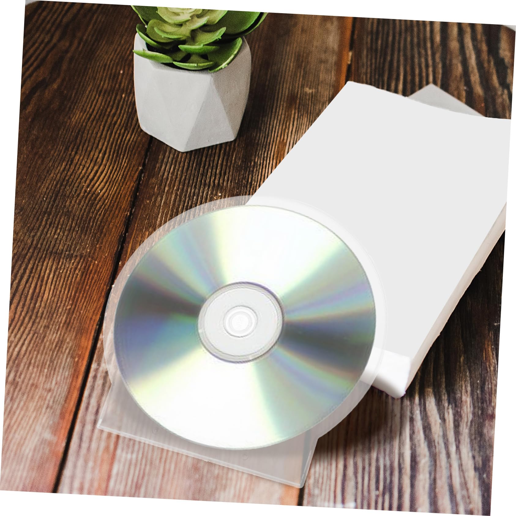 MAGICLULU Porta CD Rigido Spesso da 50 Pz Design Minimalista per Archiviazione e Trasporto Dischi