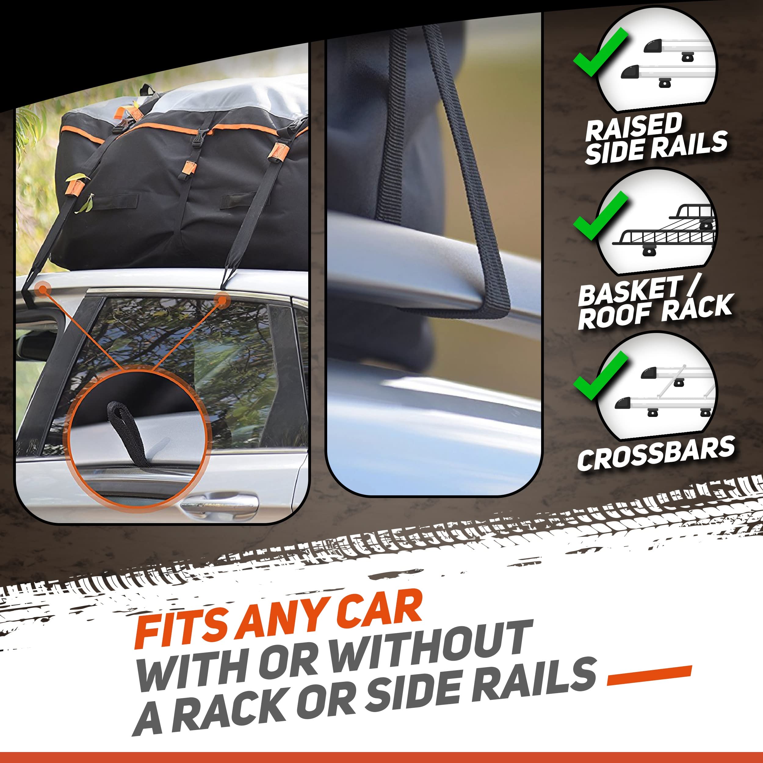 Buy RoofPax 15 Cft Rooftop Cargo Carrier Bag. Extra Waterproof