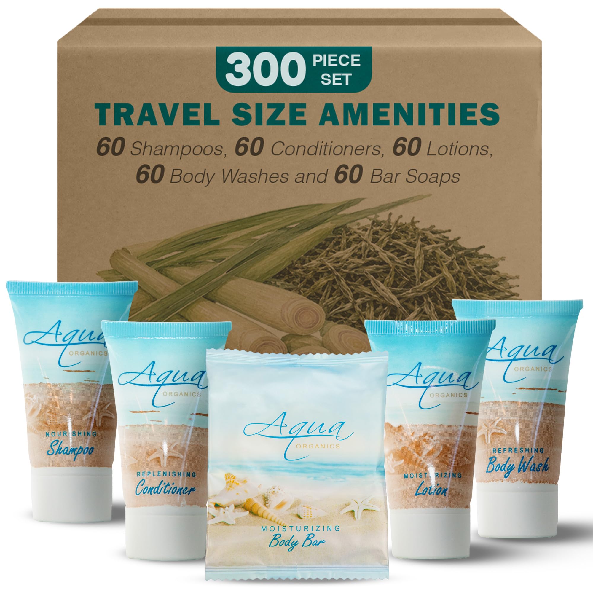 Amazon.com: Aqua Organics 300-Piece 1 oz Shampoo, Conditioner