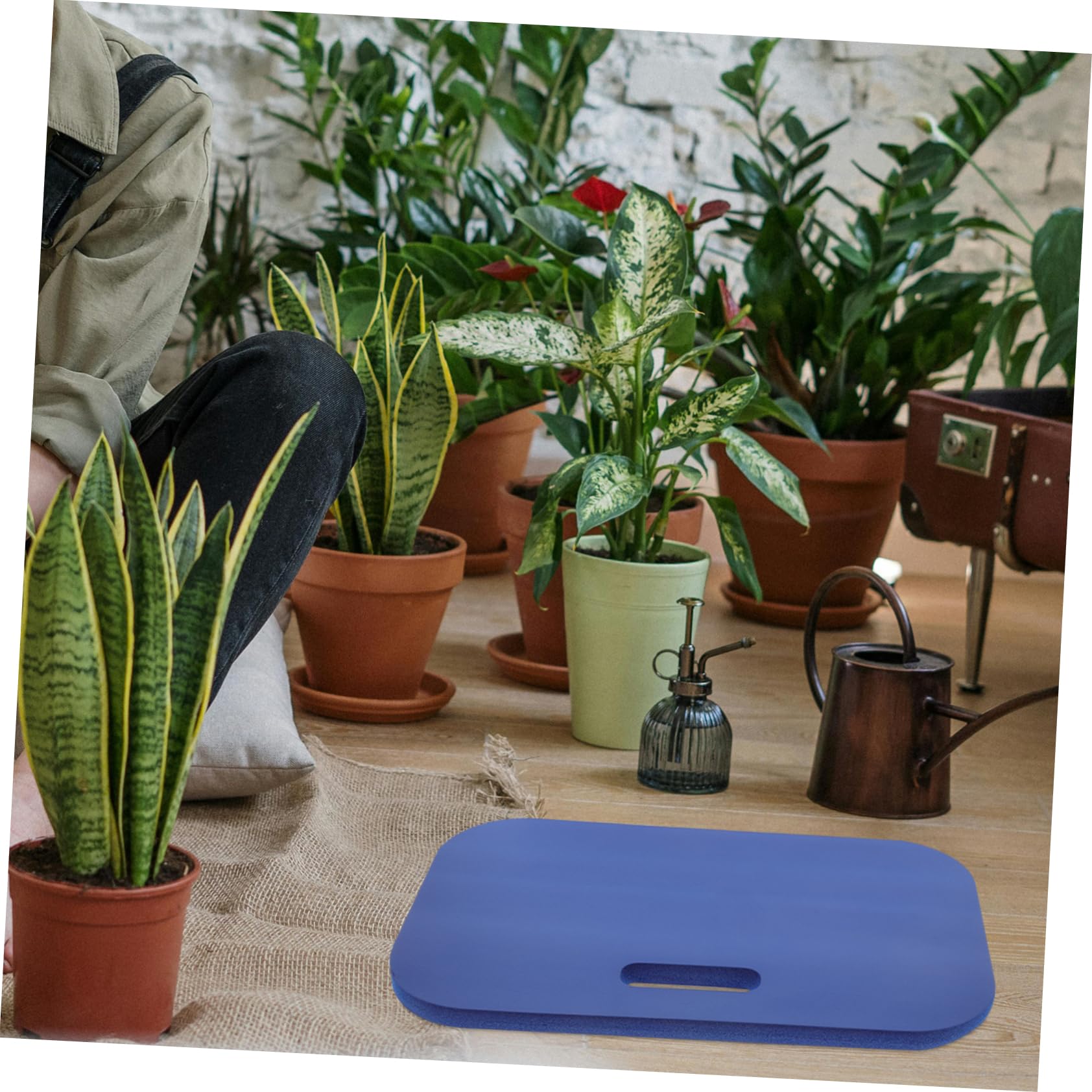 TOYANDONA Lavorare in Ginocchio Pastiglie Inginocchiatoio da Bagno Inginocchiatoio da Giardino Tappetino Portatile Pavimento del Cuscino Tampone Ginocchiera da Bagno Pad in Ginocchio Nr Blue
