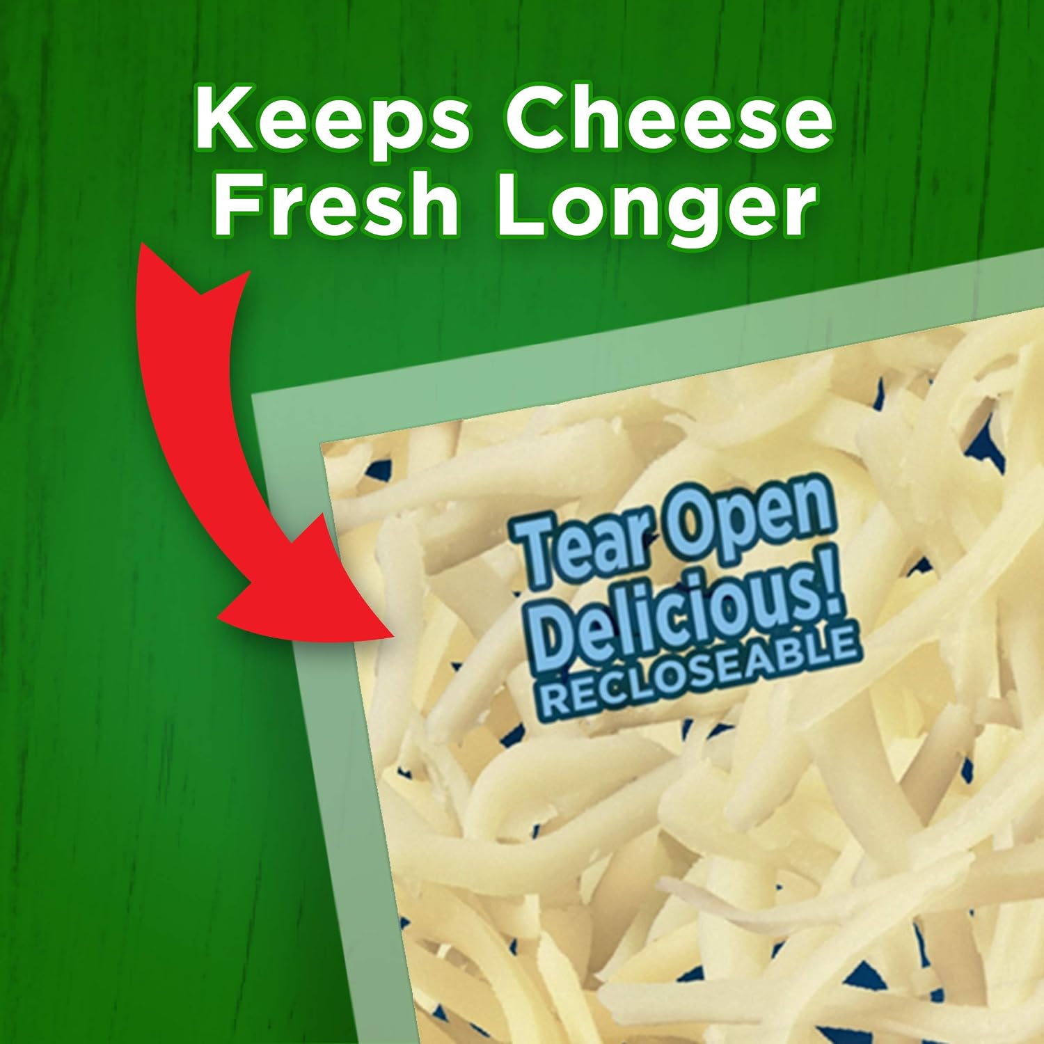 Kraft Shredded Natural Mozzarella Shredded Cheese (8 oz Pouch)