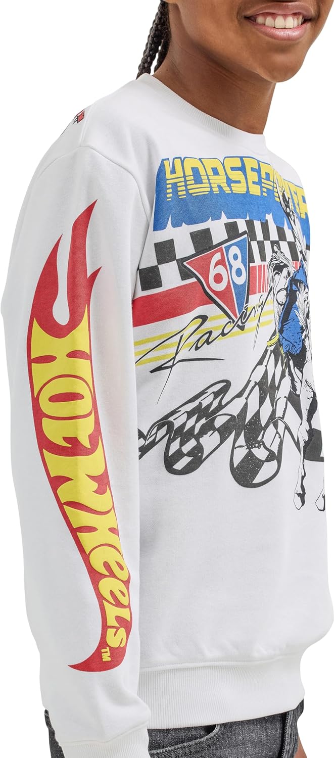Wrangler Boys' X Hot Wheels™ Youth Crewneck “rodeo” Pullover