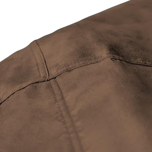 Miniatura 8 de Lumaland Silla Puf Gigante Lujosa de 7 pies con Funda de Microgamuza - Ultra Suave, Relleno de Espuma, Sofá Puf Lavable XXL para Niños,