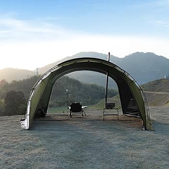 ⑩【訳ありUSED】大型シェルターテント 幅465CM高220CM Amazon.co.jp: Tenplay G-TENT-L 大型シェルターテント/拡張