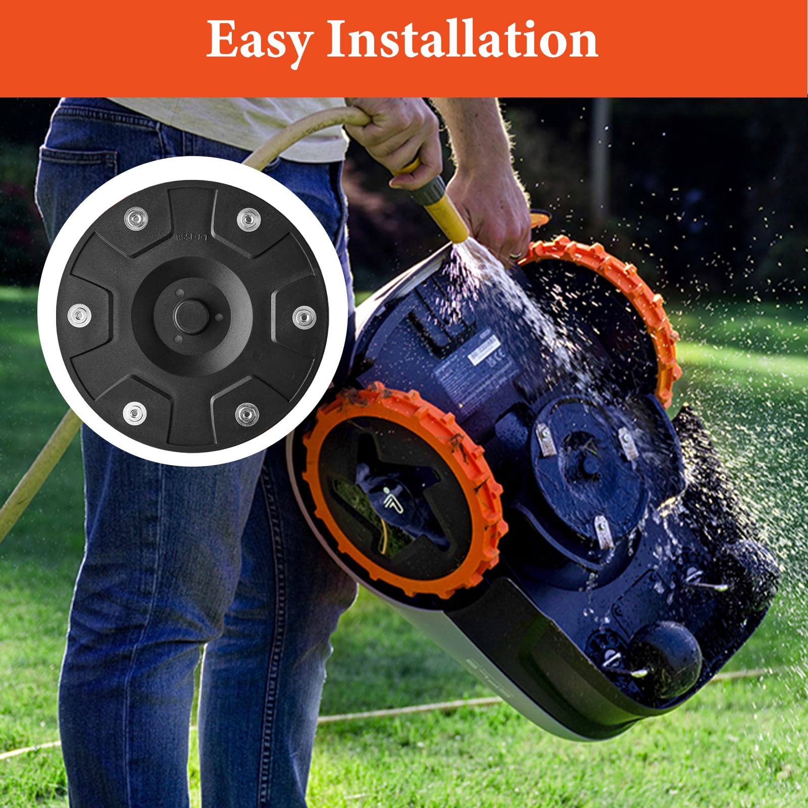 Disco Lama Per Robot Tosaerba Segway Navimow | 6 Lame, Plastica Rinforzata, Per Serie I - Foto 7