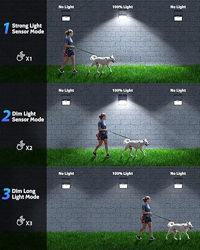 Miniatura 4 de Solar Outdoor Lights, 51 LED 3 Modes Motion Sensor Solar Lights Outdoor Waterproof IP65, High Efficiency Solar Wall Lights Wireless Solar Security