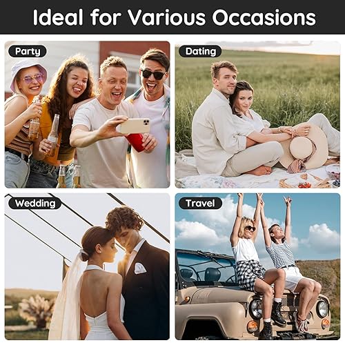 Miniatura 7 de Segbeauty 5 botellas de perfume de 0.3 fl oz rellenables, mini botellas de perfume de colonia vacías, pulverizador atomizador portátil para perfume,