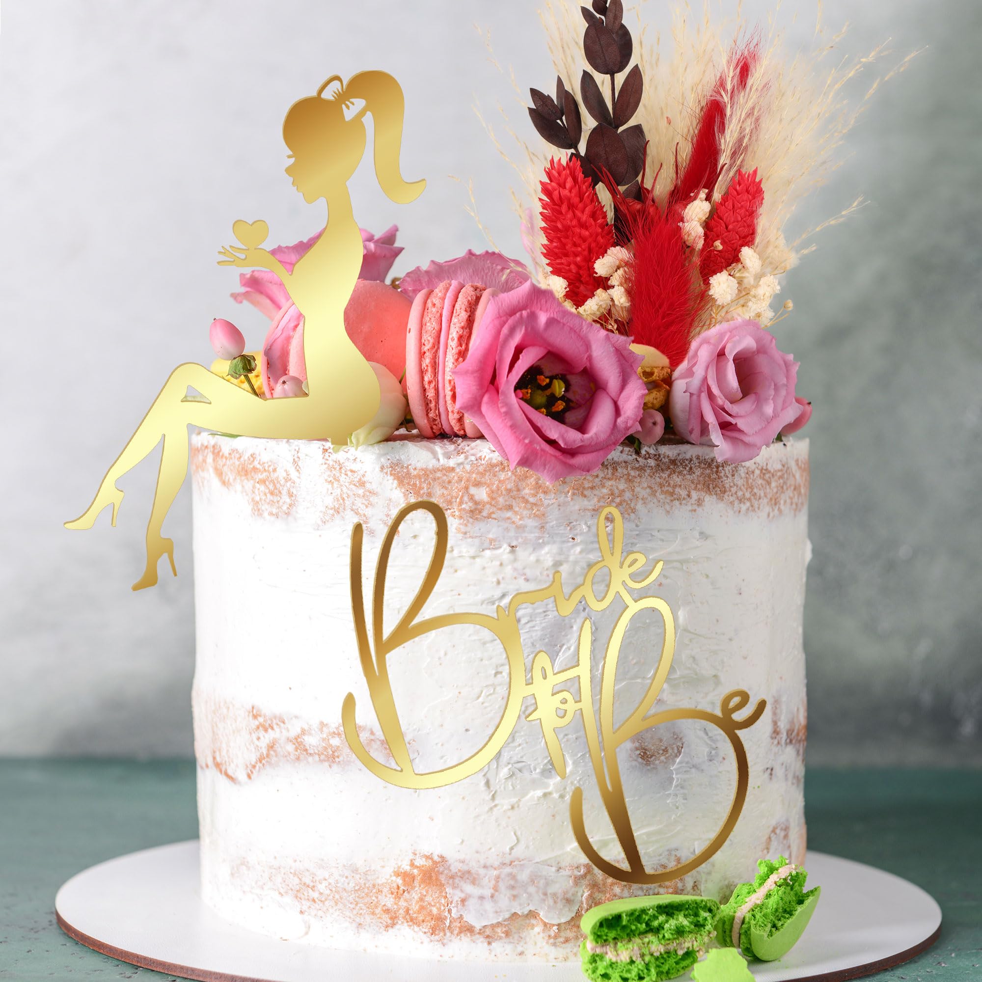 Gyufise Künstliche Blumen-Kuchendekorationen – 29-teiliges Set Mit Palmenfächern, Ballons, Happy Birthday Aufsatz