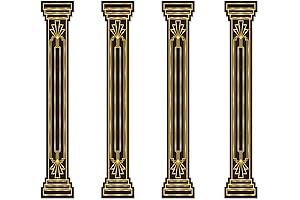 Beistle Roaring 20's Column Pull Down Cut Outs - The Great Gatsby Inspired Decorations