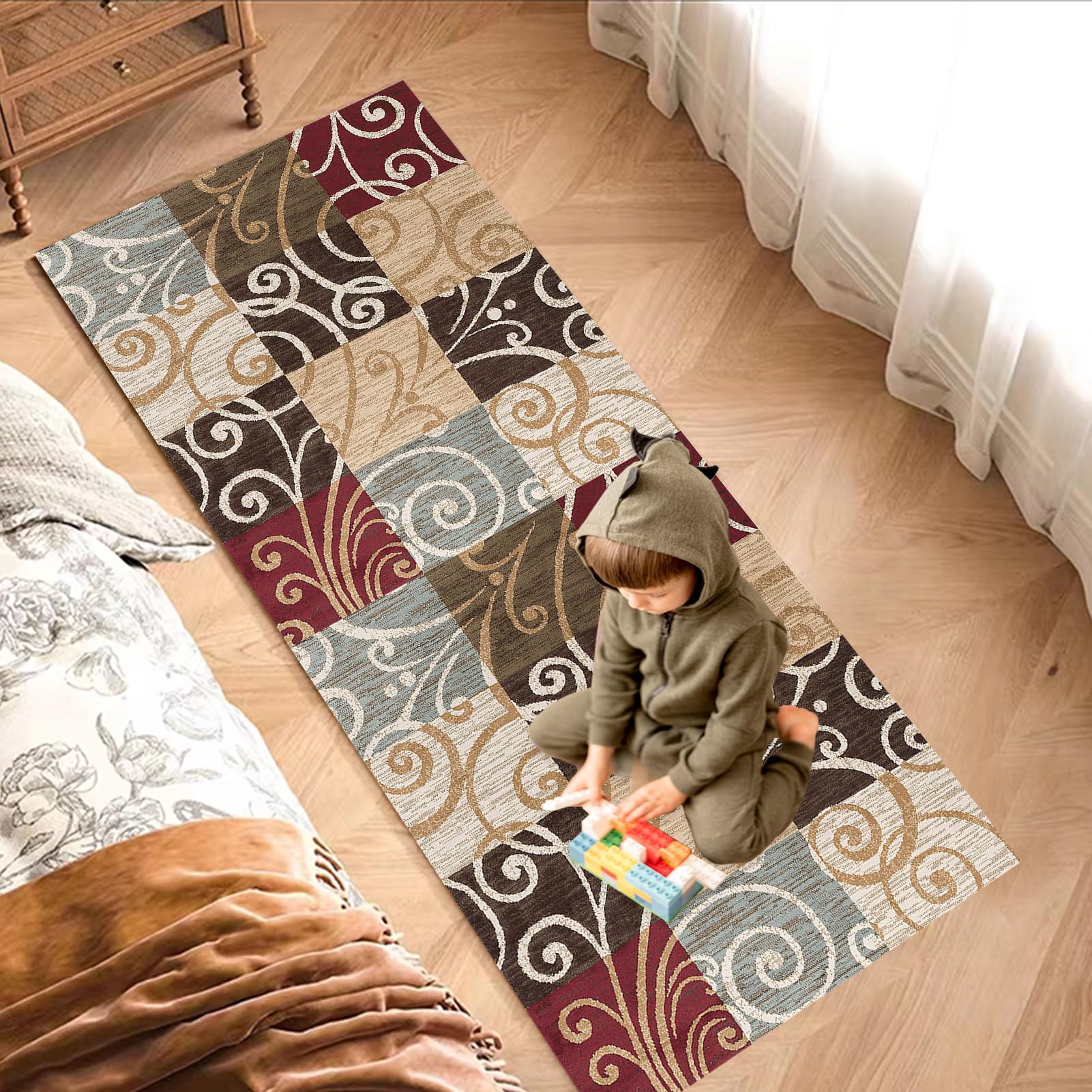 Tapis de Couloir Long, Tapis pour Cuisine Devant évier 40 x 450 cm