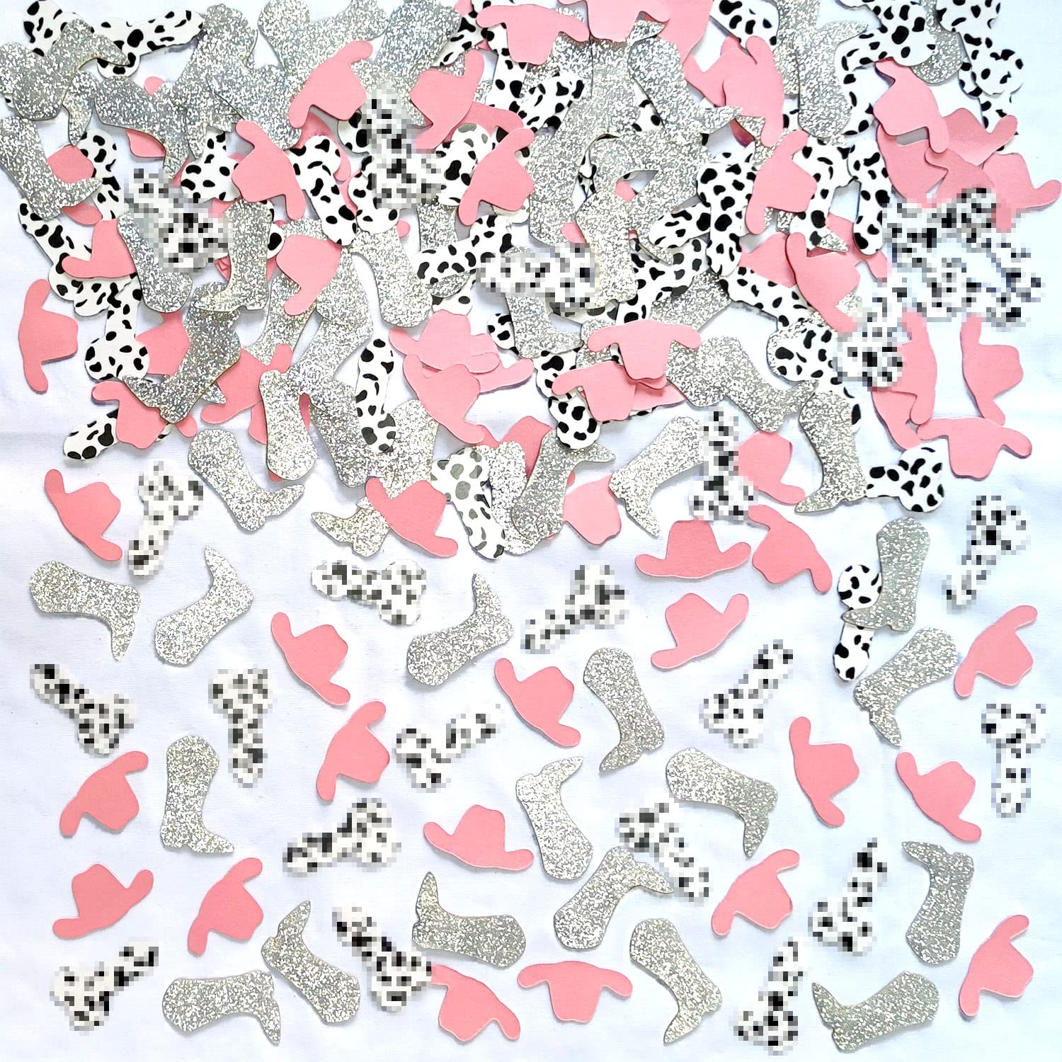 Boot and Cowboy Hat Confetti Nashville Bachelorette Party Confetti Western Cowgirl Bachelorette Confetti Disco Cowgirl Bachelorette Party Confetti