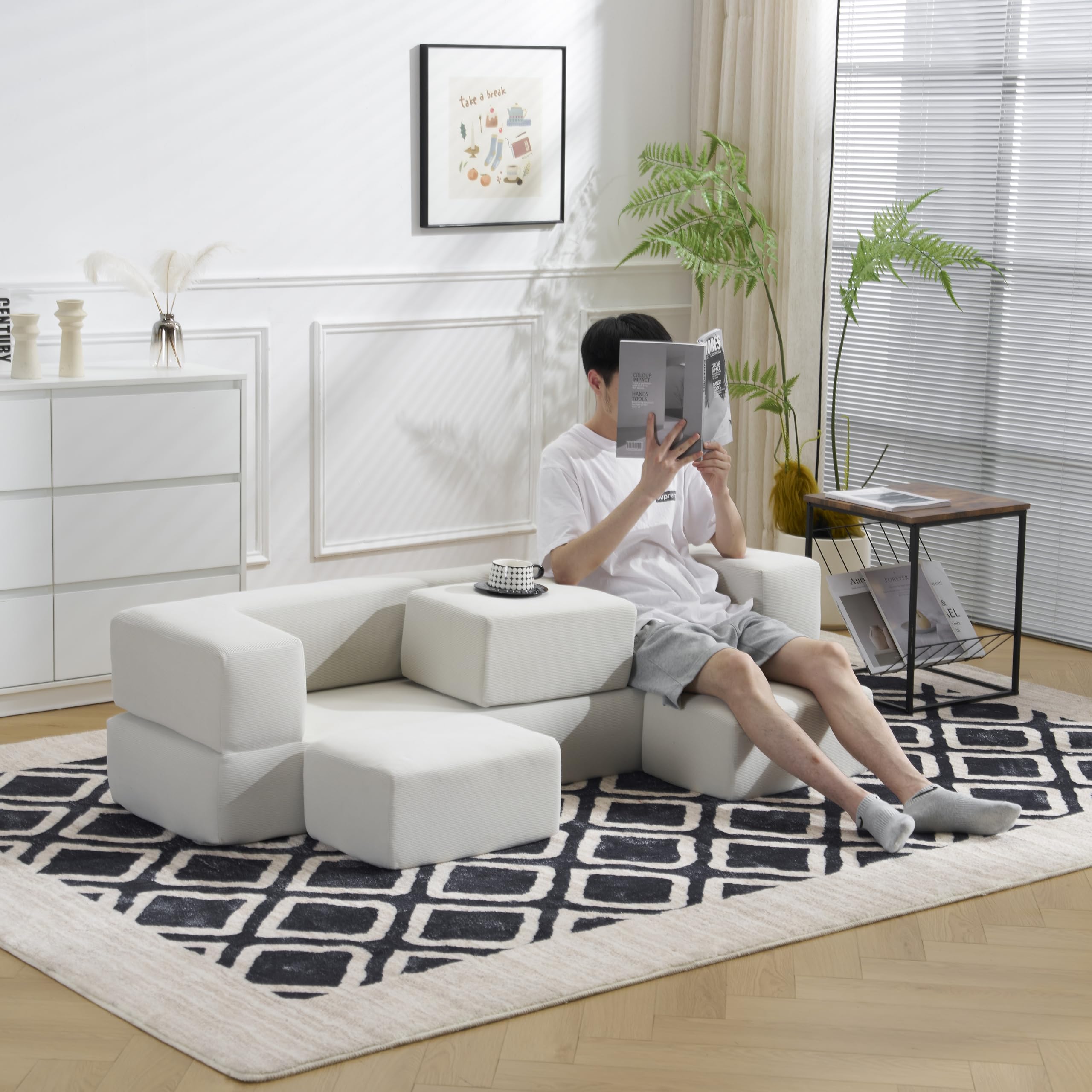 Amazon｜オーエスジェイ(OSJ) 【完成品】 ソファーベッド 二人用 