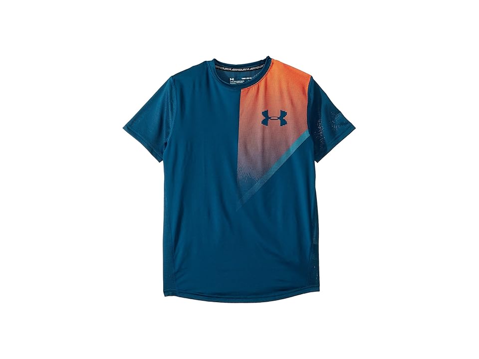 

Under Armour Kids Raid Short Sleeve Tee (Big Kids) (Techno Teal/Techno Teal/Deceit) Boy's T Shirt