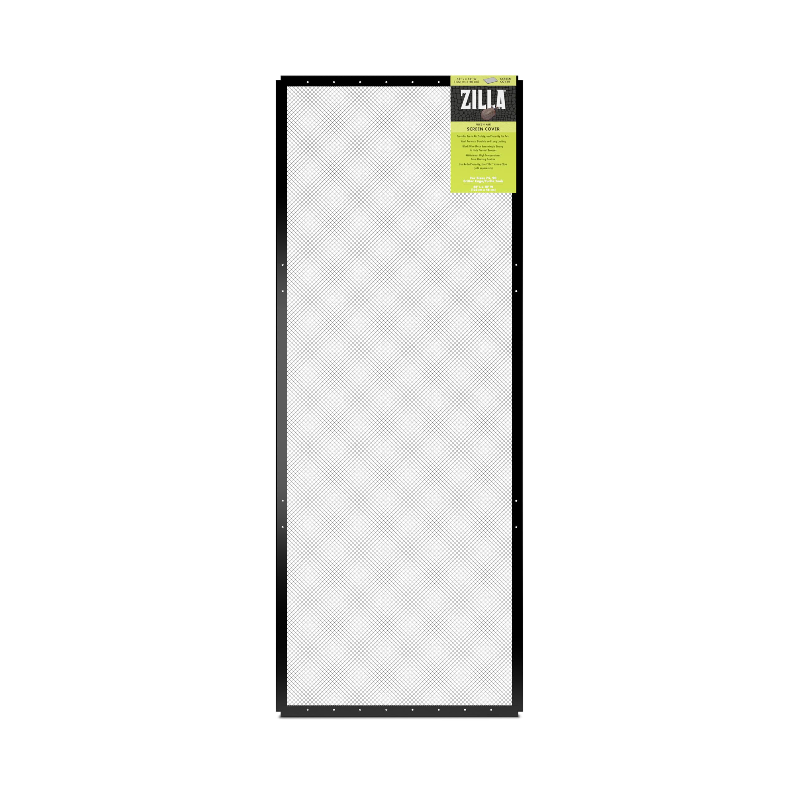 Amazon.com : Zilla 11435 Fresh Air Screen Cover, 48-Inch by 18