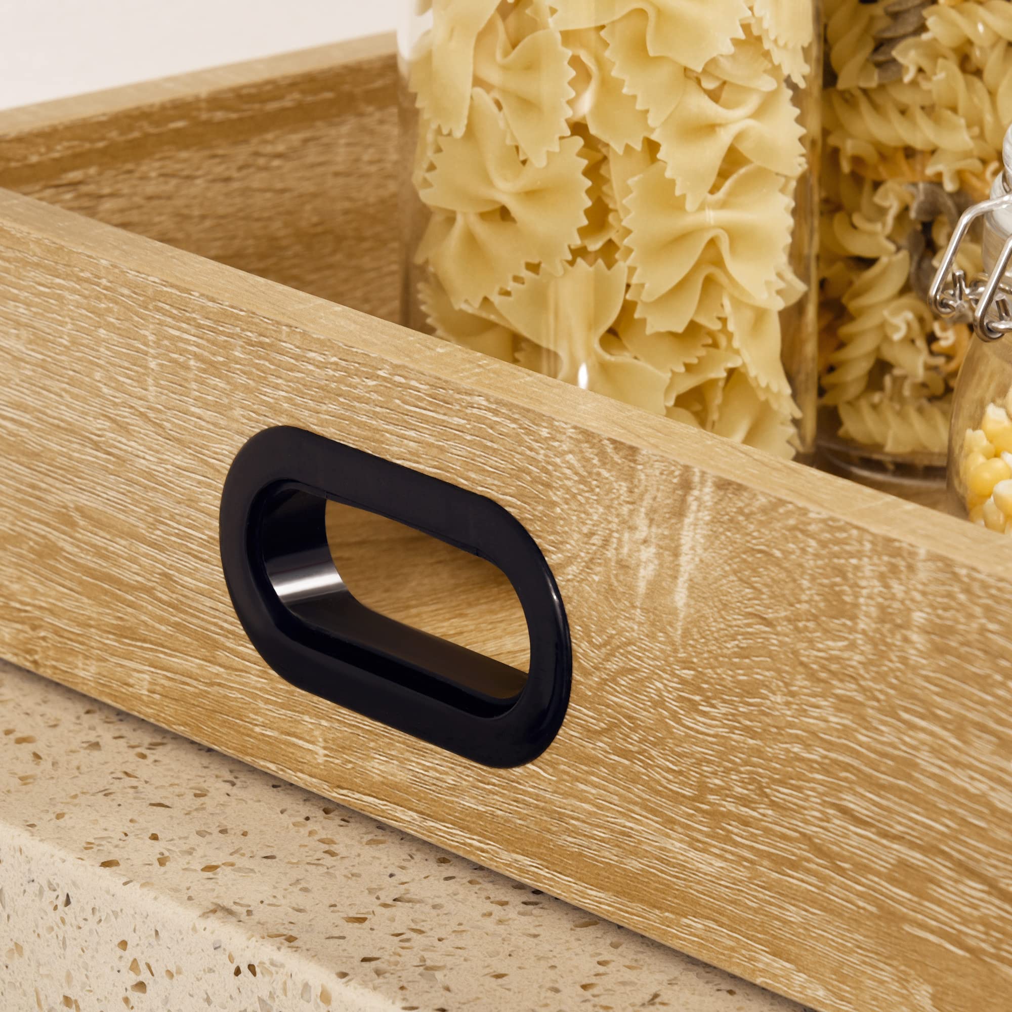 HOMCOM Carrello da Cucina a 3 Ripiani con Vassoio Rimovibile e Ruote Girevoli, Carrellino per Cucina in Stile Industriale 72x40x94cm, Legno e Nero