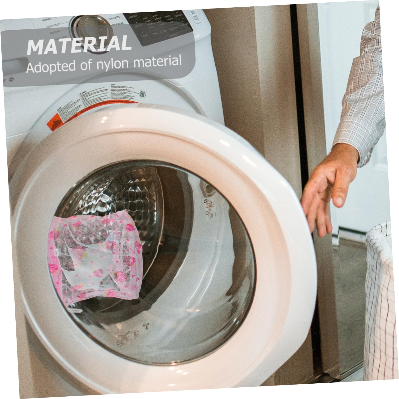 Didiseaon 3 Set Sacco Della Biancheria Borsa Portaoggetti Buste Zip Doppio Cesto Della Biancheria Sacchi A Rete Per Il Bucato Borse Borsa Portabiancheria Con Cerniera Rete Di Nylon 6 Pezzi*3