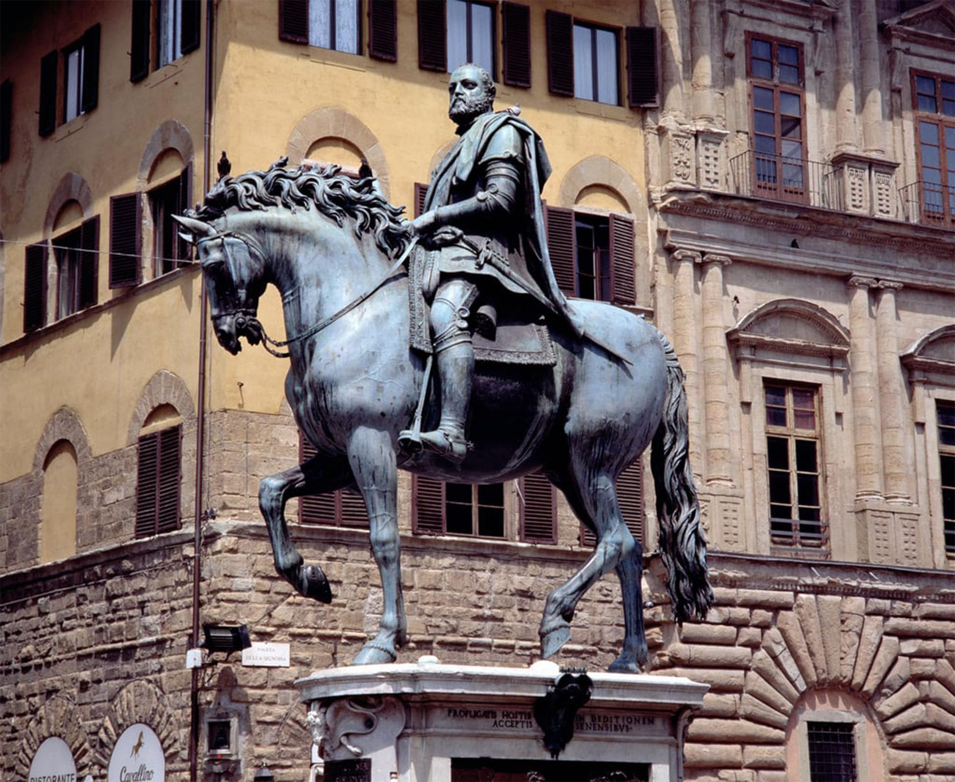 POSTERIIk Famous Print Pop Art Wall Art Graffiti Equestrian Statue of Cosimo I Grand of Tuscany by Giambologna Art Prints for Home Decor 60x90cm