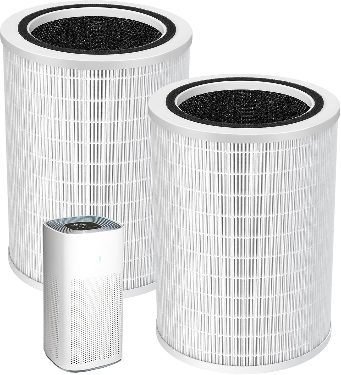 12010 HEPA Replacement Filter Compatible with Clorox 11010 & 11011 Air Purifier, Large Rooms up to 1,500 Sq Ft, 3-in-1 HEPA Filter, 2 PACK (Not for Clorox 11030&11031 Air Purifier) 12010 Filter-2 Pack