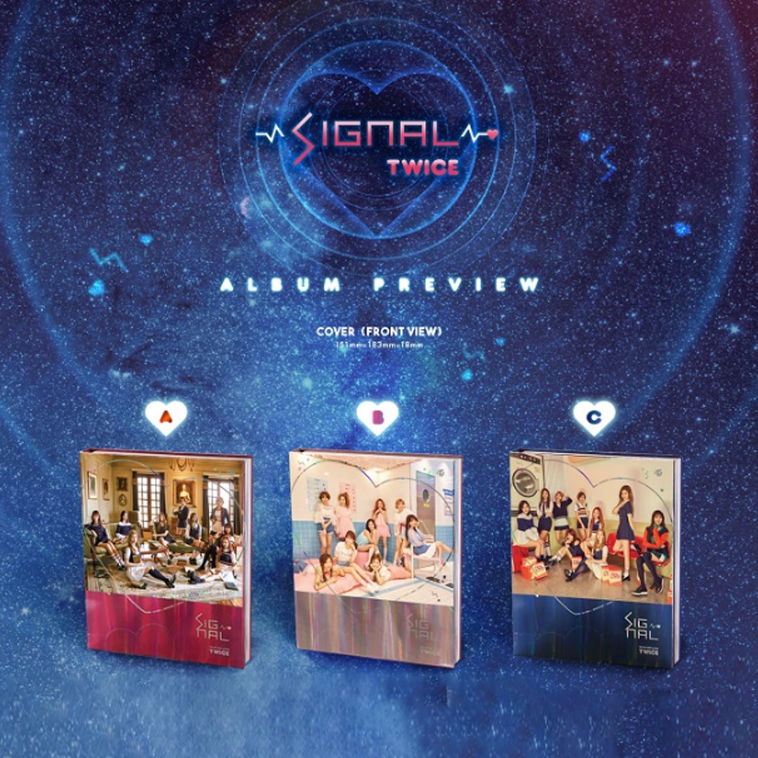 Amazon.co.jp: TWICE - 4th Mini Album [SIGNAL] (B Ver.) Photo Book