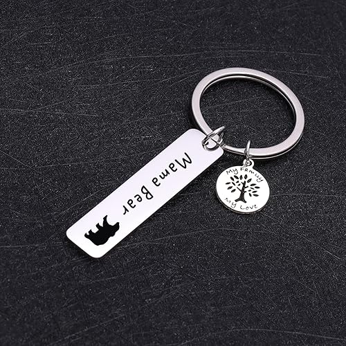 Miniatura 4 de NOTHERS RSZOTW - Llavero de mamá oso para suegra en Dios, joyería para mamá, regalo para el día de la madre