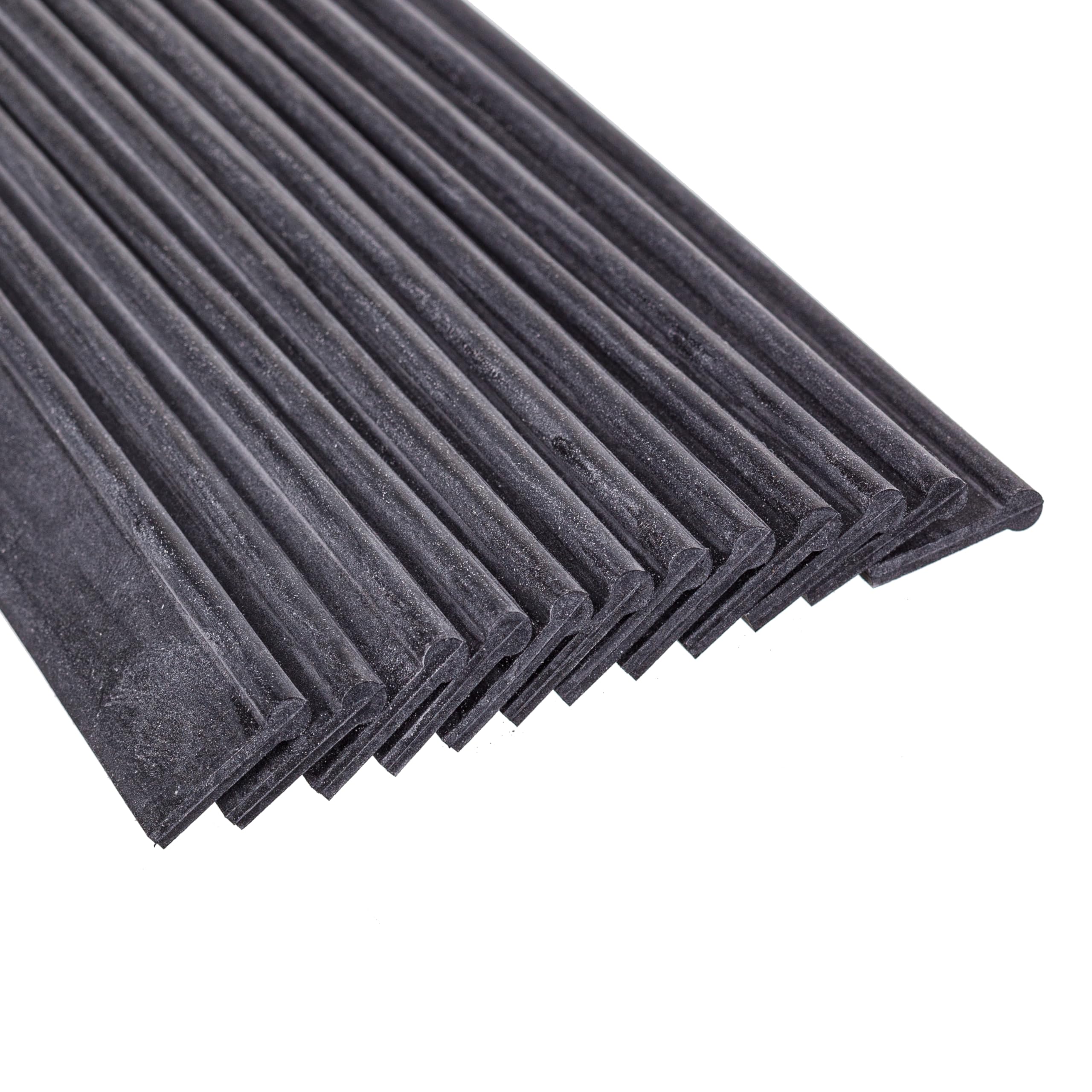 Unger ErgoTec rt920 goma suave – Rasqueta limpiacristales hoja, 36 cm de largo (funda de 12) | Goma de repuesto duradera para escobillas de limpieza de ventanas; sin rayas; se adapta a canales estándar de escobilla