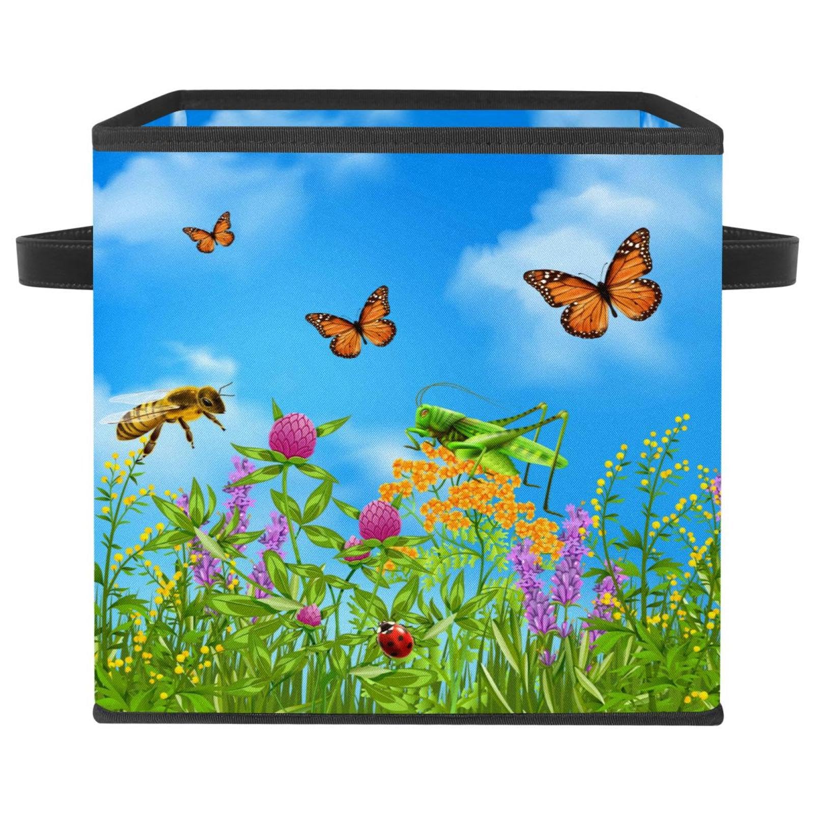 Boîte de rangement cube en tissu pour organiser la chambre des enfants