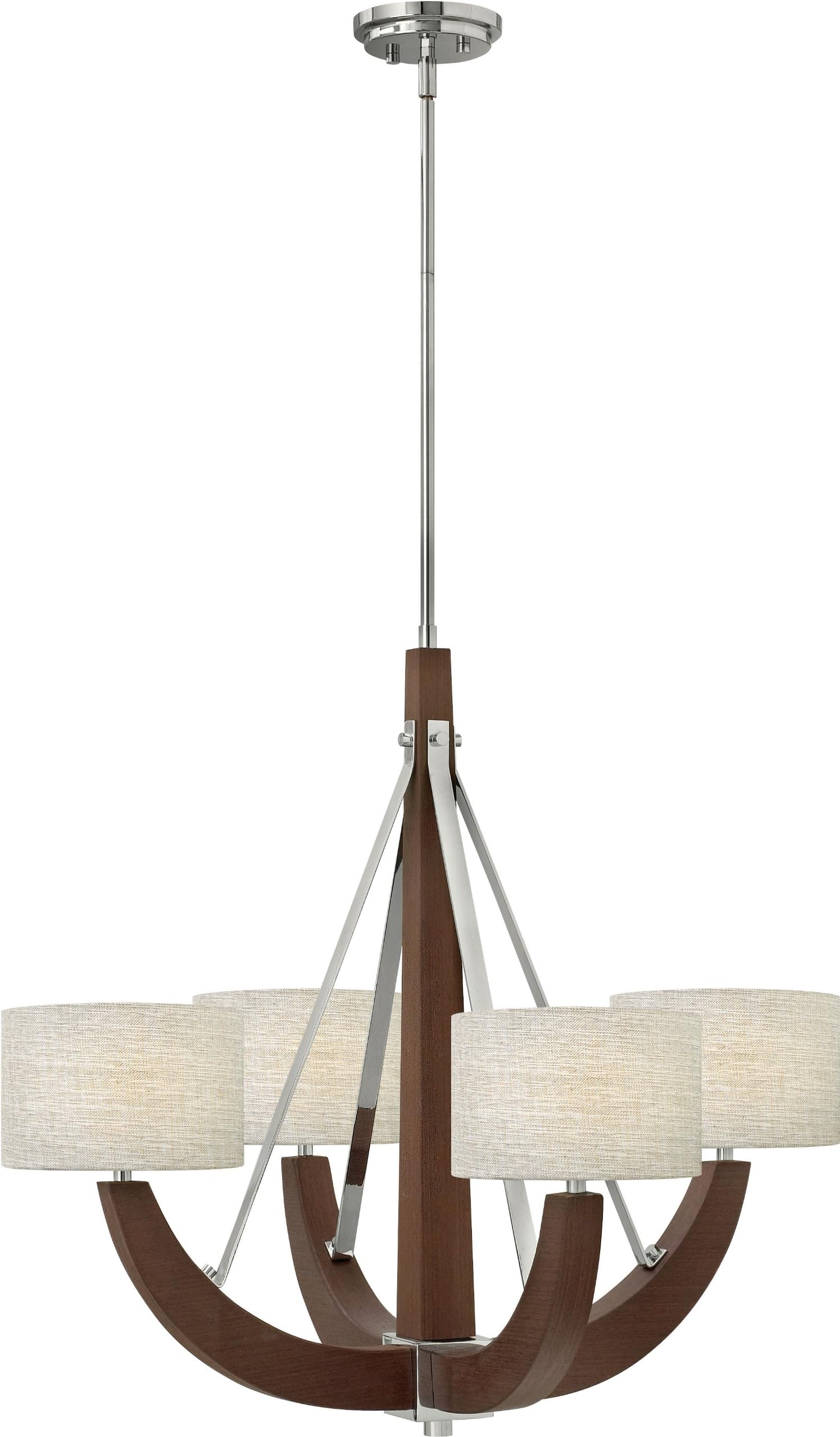 Fredrick Ramond FR42344PCM Four Light Chandelier