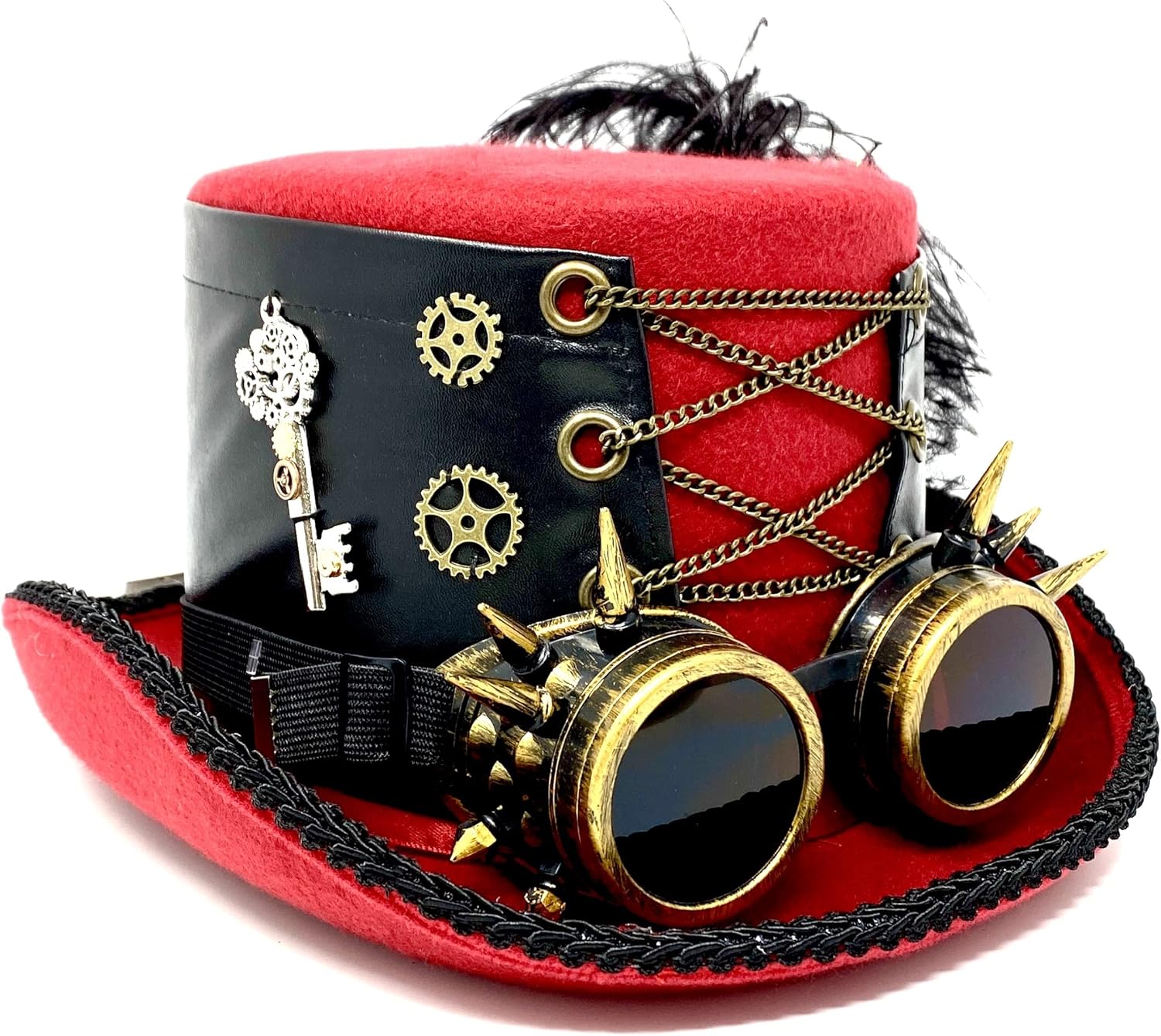 STORM BUY] Steampunk Head Clip Accessories Mini Top Hat for Women Cosplay Headwear For Adult