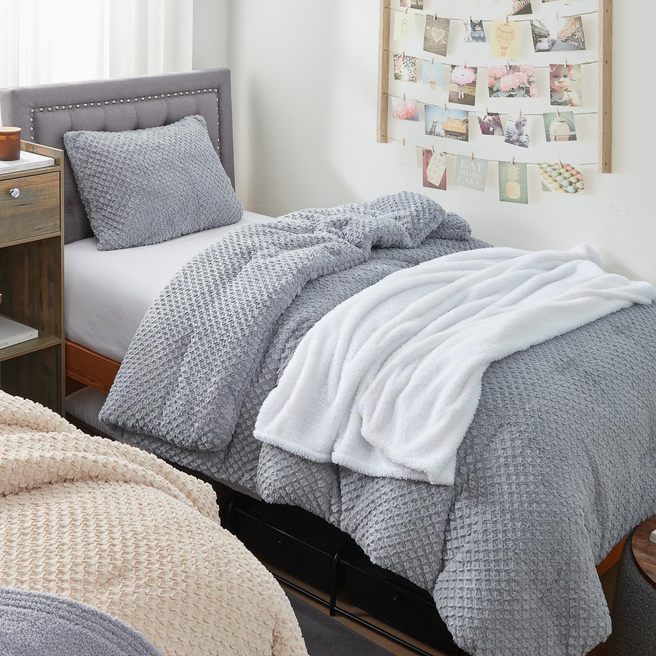 Byourbed Justa Nother® - Coma Inducer® Oversized Queen Comforter Set - Gray Pebble