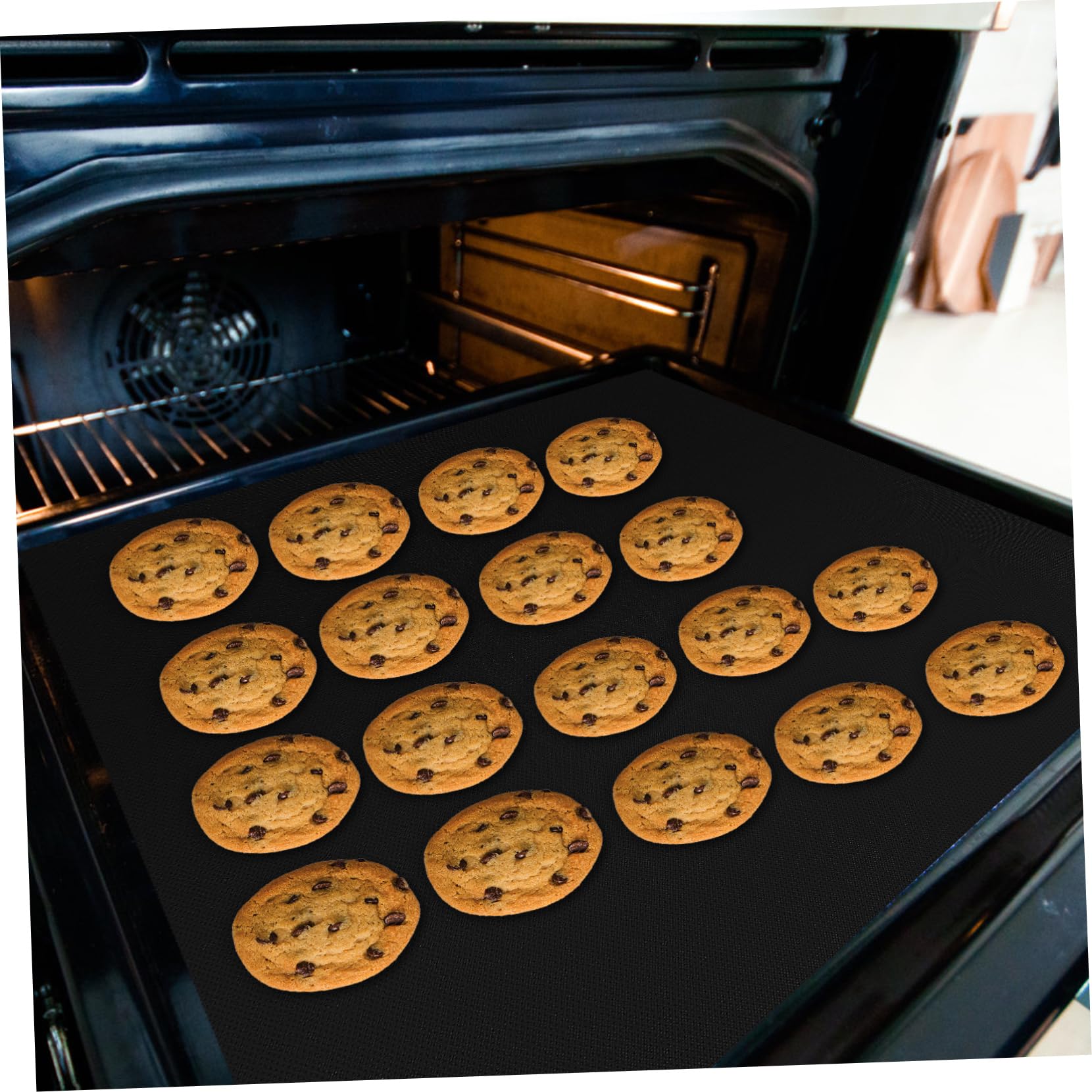 9piezas Tapetes Antiadherentes Para Horno Revestimientos Reutilizables Para Hornear y Parrilla