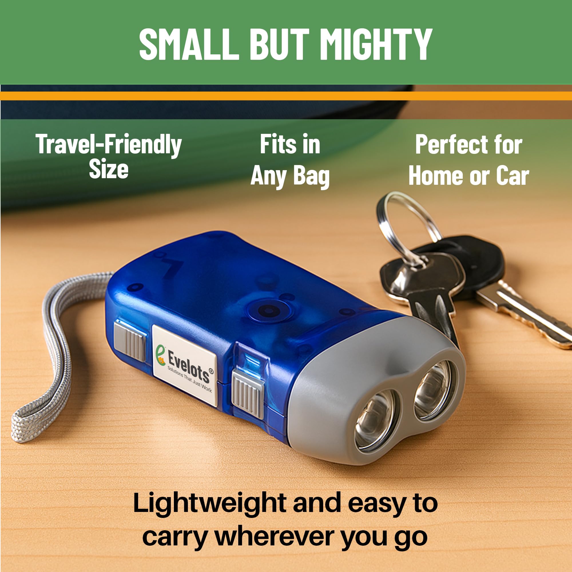 Lampe Torche D'urgence Portable – Petite Lampe à Main, Pour Maison, Voiture, Survie