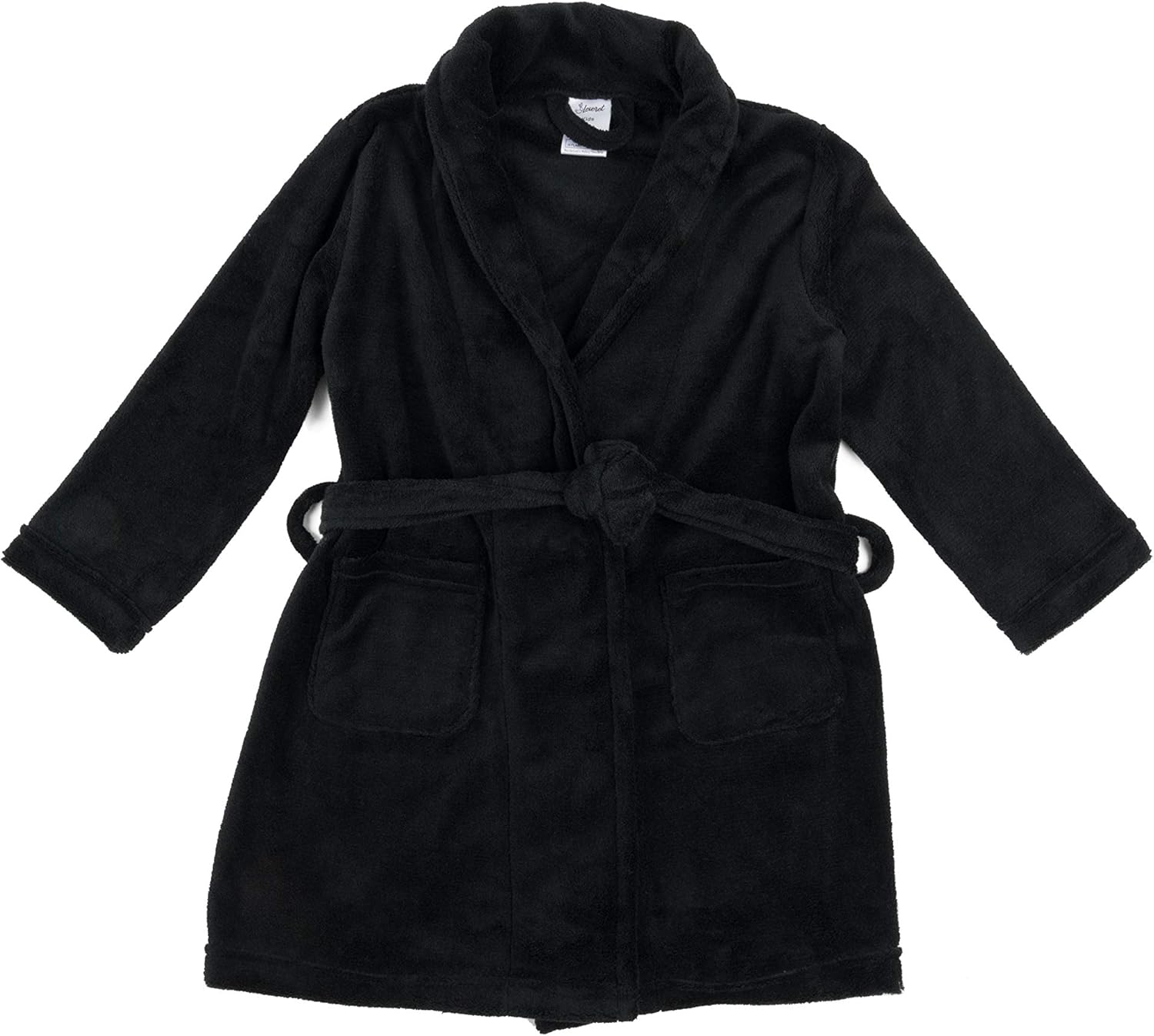 Leveret Kids Robe Boys Girls Bathrobe Shawl Collar Fleece Sleep Robe Size 4-14 Years