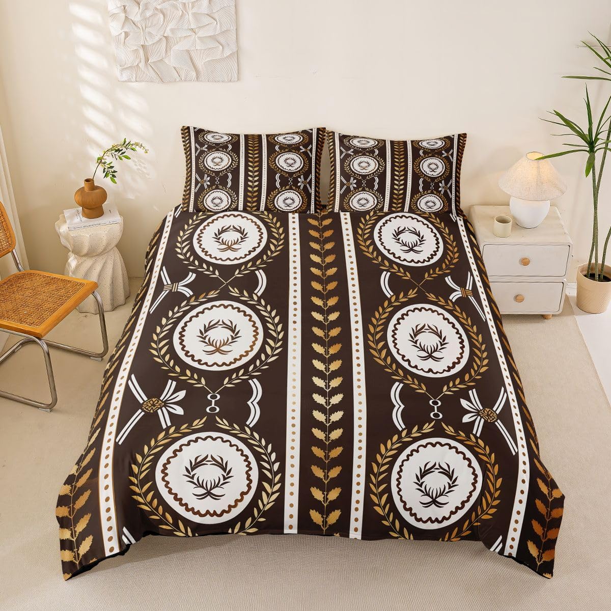 Erosebridal Moon Galaxy Duvet Cover Toddler Size Mystical Celestial Star Sky Bedding Set for Kids Boys Girls Bohemia Sun Moon Comforter Cover Cosmic Cloud Bedclothes Room Decor