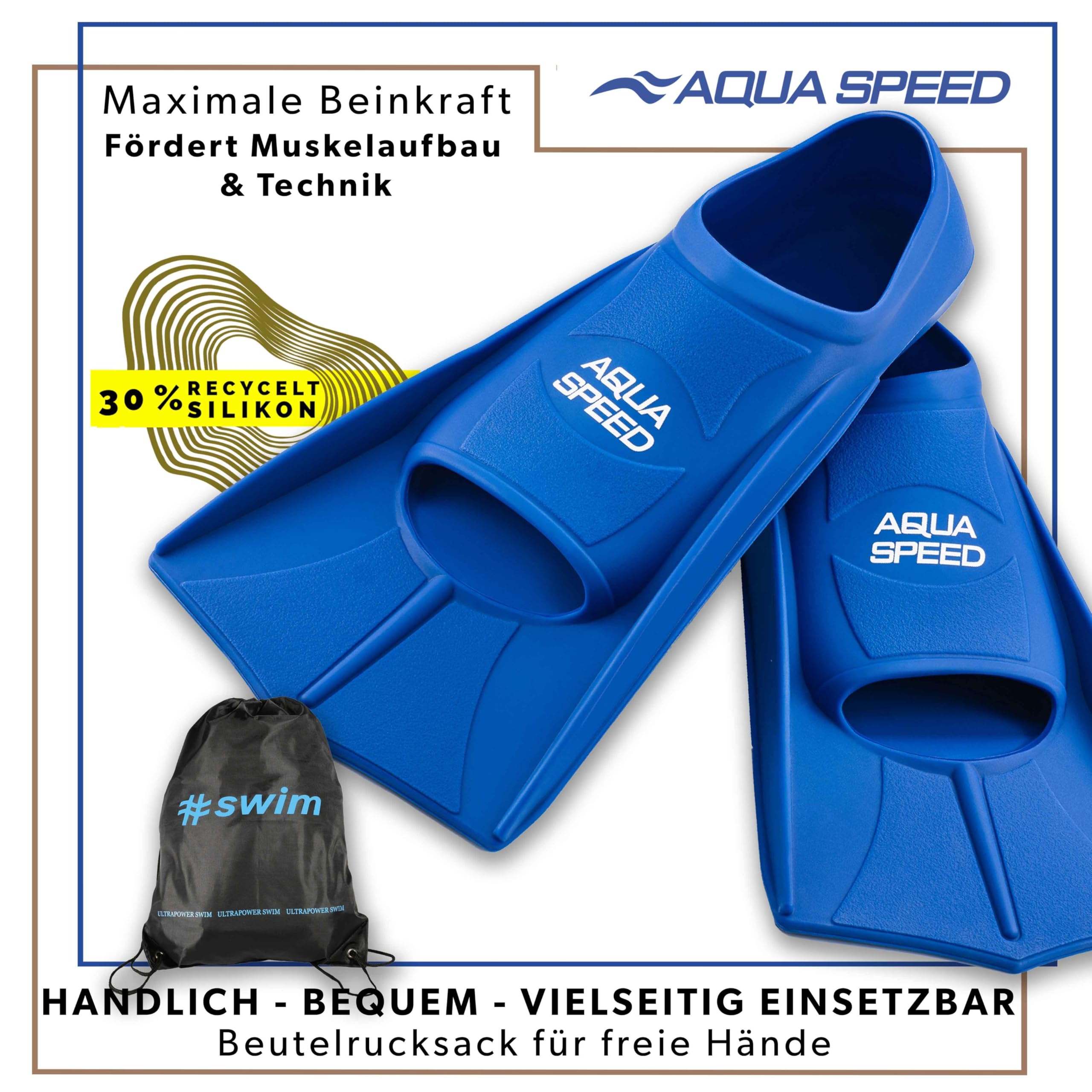 Aqua Speed FUSION Lunghe pinne da nuoto per adulti e bambini + ULTRAPOWER #SWIM | pinne da allenamento | pinne lunghe | pinne da immersione