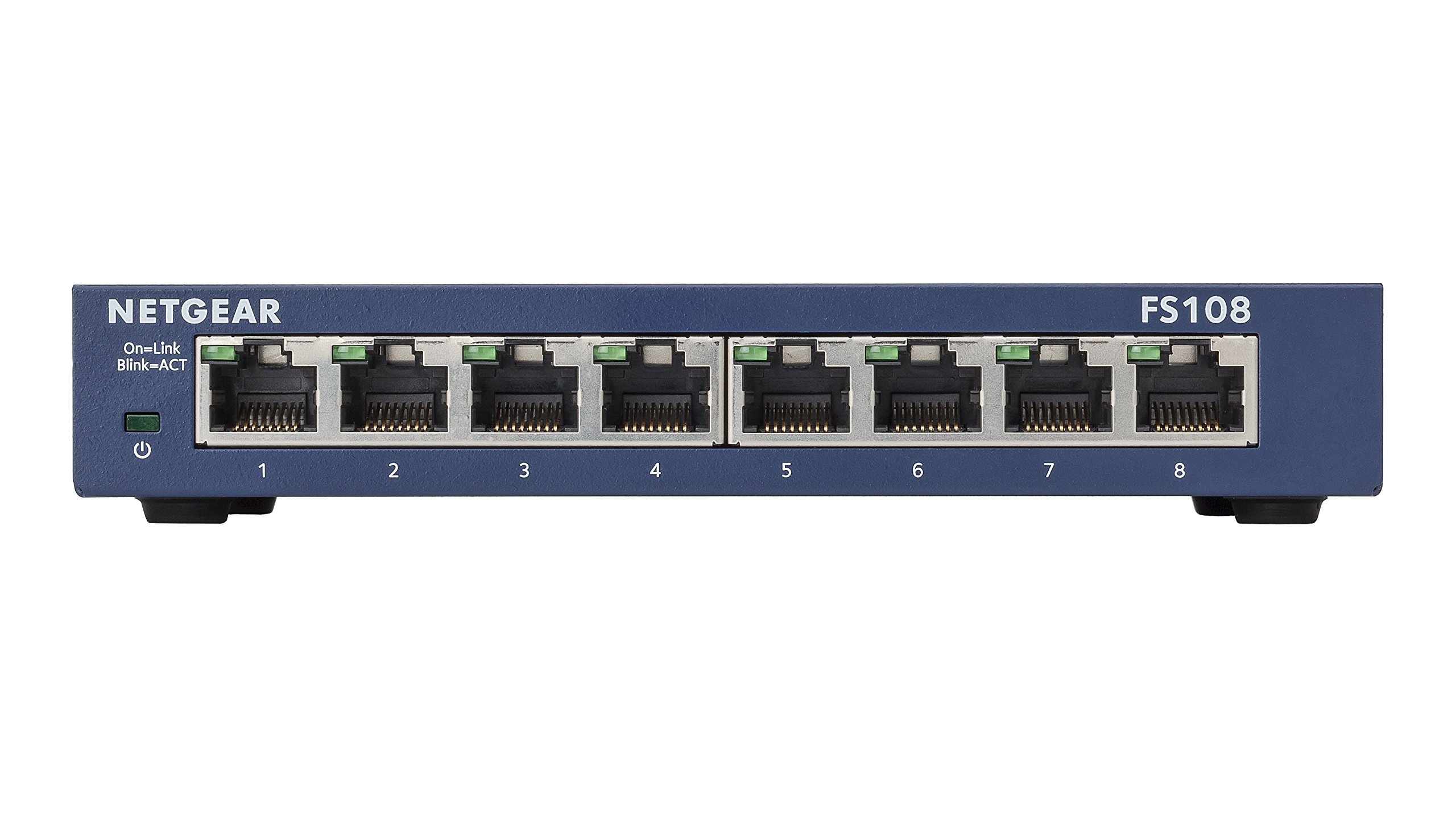 Netgear FS108-200PES Switch 8 Ports 10/100 Boitier Métal Prosafe