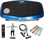 LifePro 3D Vibration Plate Exercise Machine – Dual Motor Oscillation & Lateral Motion Vibrating Plate – Full Body Workout Trainer with Loop & Resistance Bands for Home Gym & Fitness