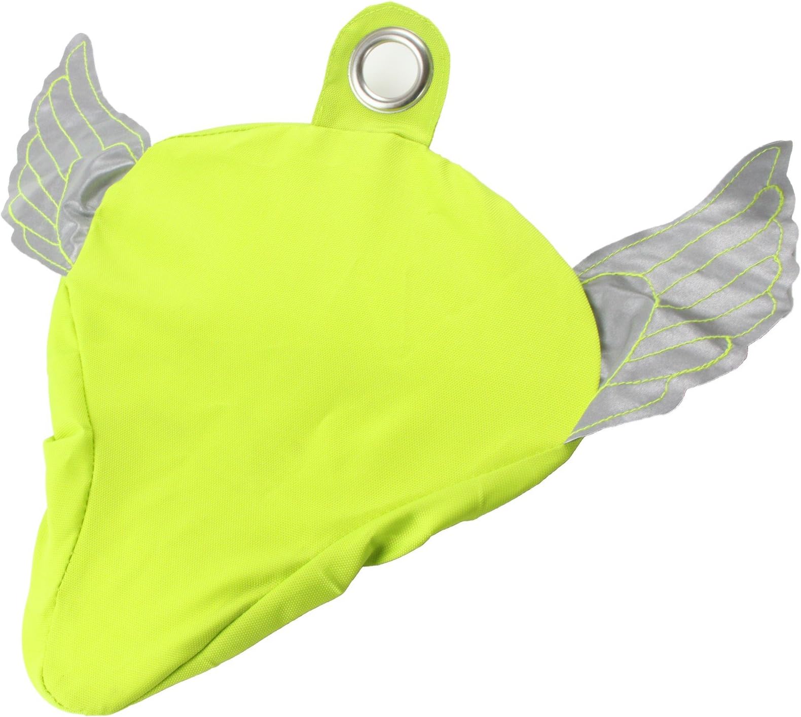 Donkey 300827 Flying Bike Cycle Saddle Covers, adult size, drawstring closure, neon yellow