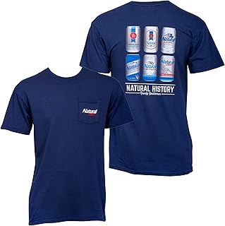 Natty Light Natural History Rowdy Gentleman Blue Men's T-Shirt