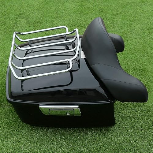 Miniatura 2 de XFMT King Tour Pack - Kit de equipaje para respaldo de maletero para Harley Davidson Touring Road King, Road Glide, Street Glide y modelos