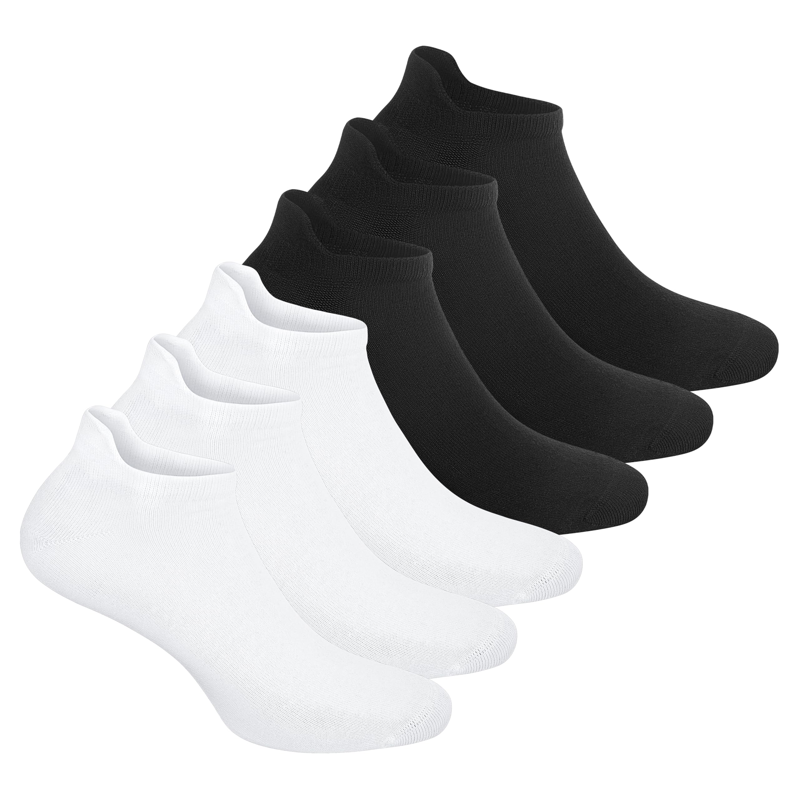 NYME Sneaker Socken - Herren & Damen - 6er und 10er Pack - Füßlinge Kurze Socken - Baumwolle - Gr. 35-50