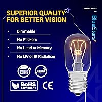 Vista 6 de BlueStars - 2 paquetes de bombilla para horno microondas 8206232A, 40 W, 125 V, base E17, compatible con la bombilla de microondas bajo capó