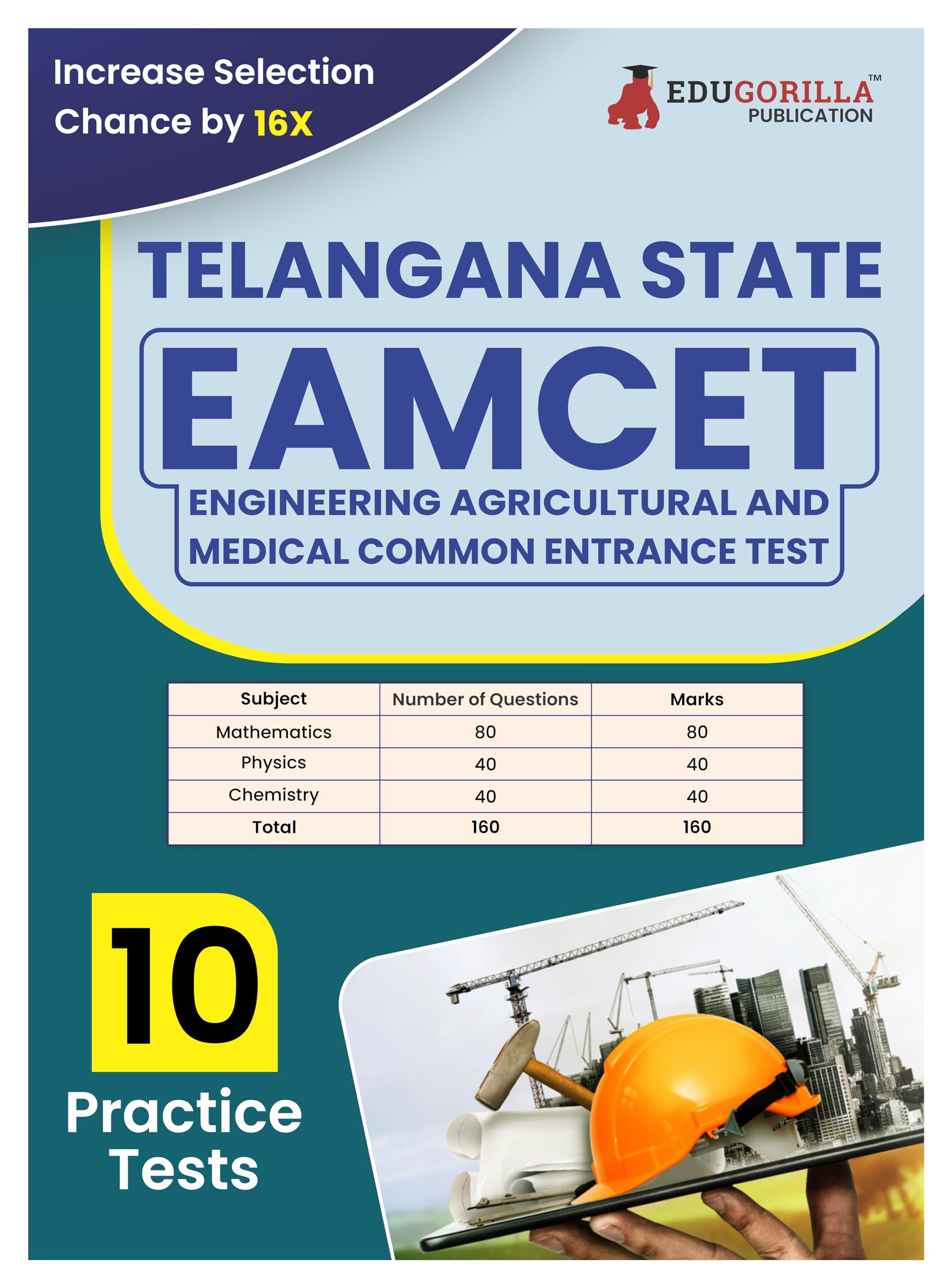 TS EAMCET Engineering Exam Book 2024 (English Edition) | Telangana State Engineering, Agricultural and Medical Common Entrance Test | 10 Practice Tests (1600 Solved MCQs) with Free Access To Online Tests