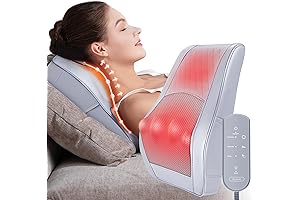 Effective Neck and Shoulder 3D Massage Pillow with Heat Therapy