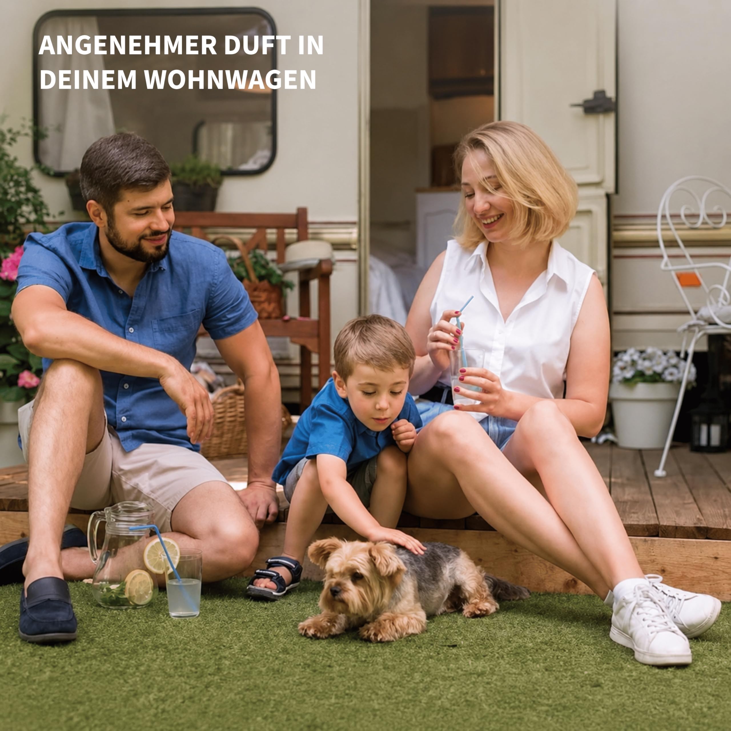 Pack WC Blau 10L + WC Rinse 10L | Zusatz für Schwarzwassertank und Frischwassertank | Flüssigkeiten für Chemietoilette in Wohnmobil, Camper und Caravan